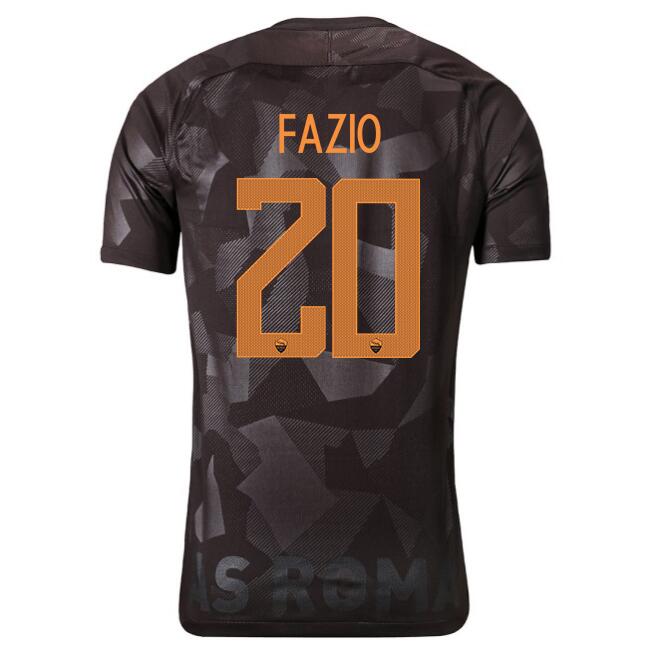 Camiseta AS Roma Primera equipo Fazio 2017-18